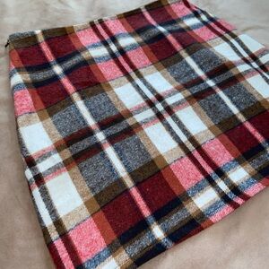 SHEIN Holiday Plaid Pencil Skirt